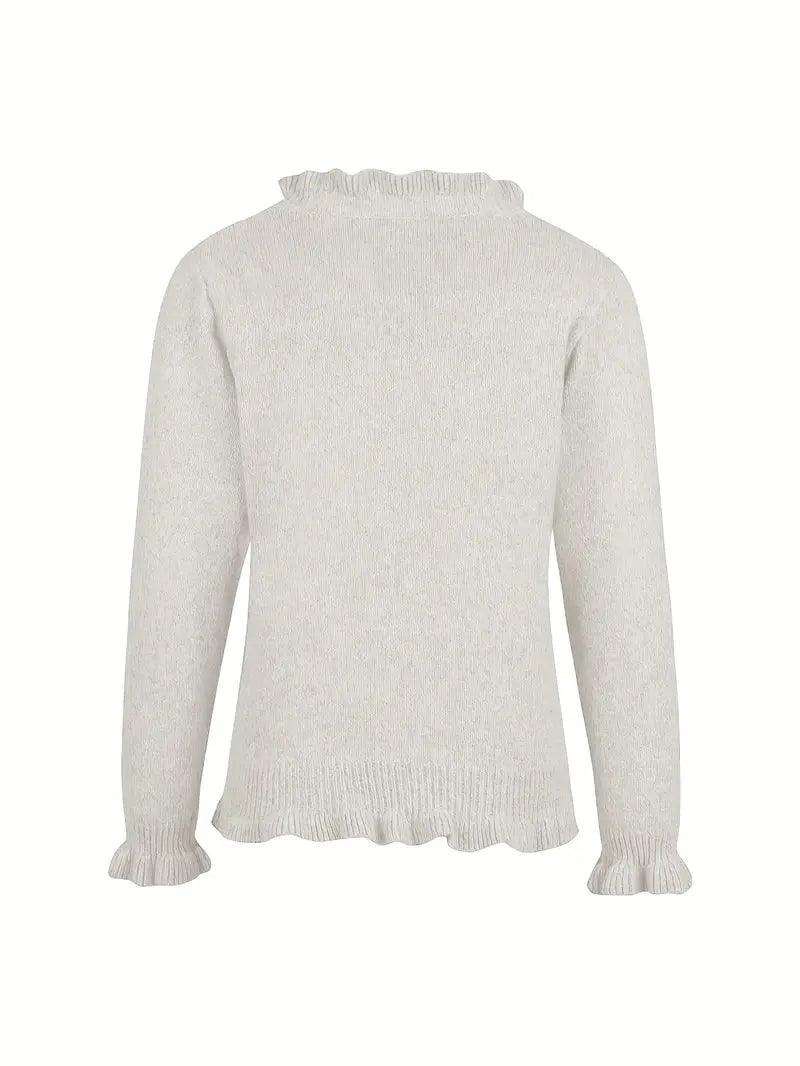 Hanifa - Elegant Buttoned Knit Cardigan