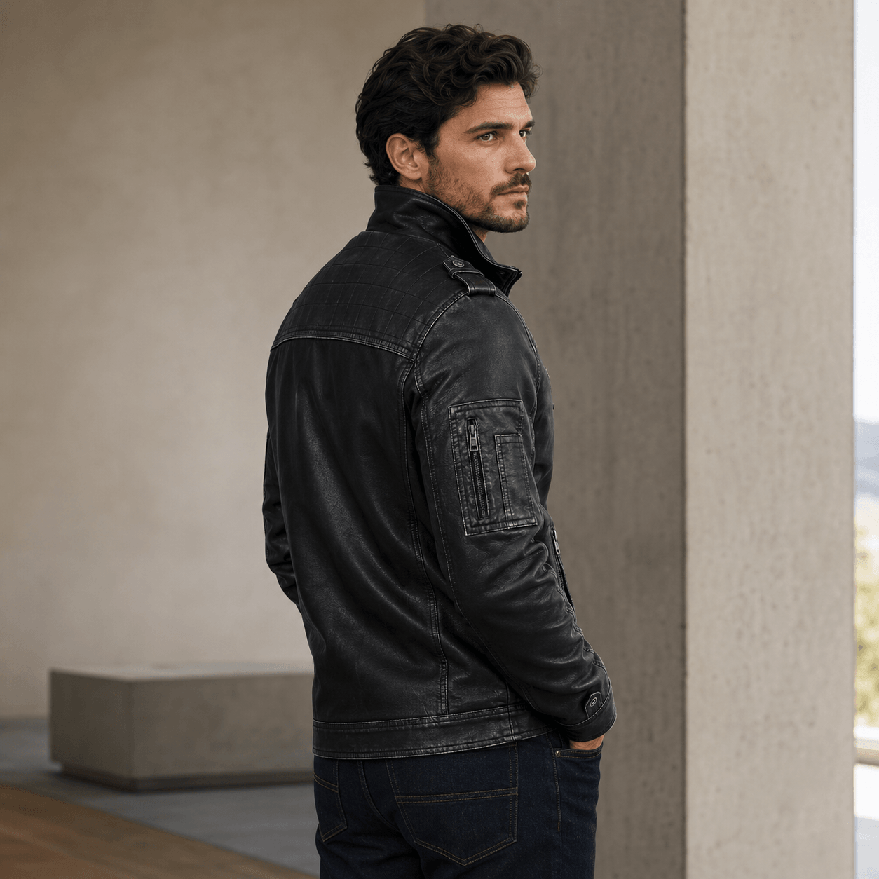 Lumian | Formal Leather Jacket for Men