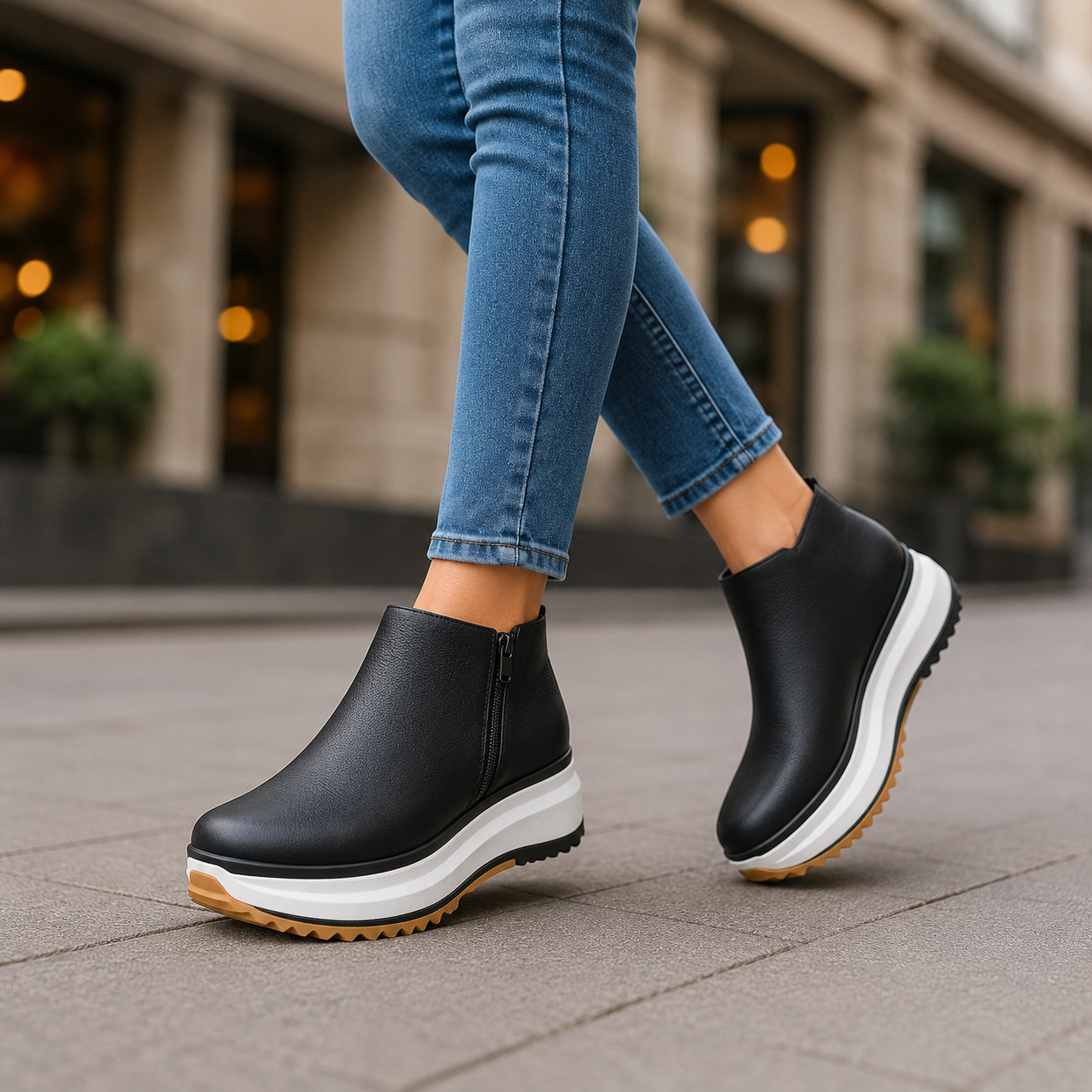 Avery Loft Platform Ankle Boots