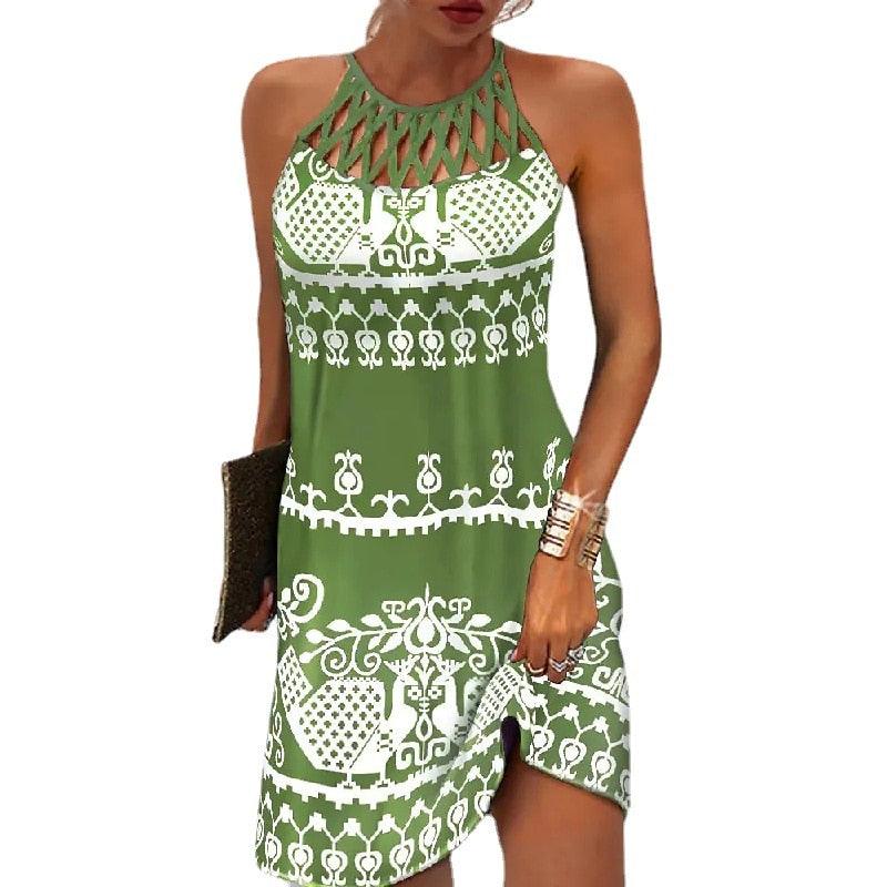 Tanzania™ - Printed Dress with Clasps
