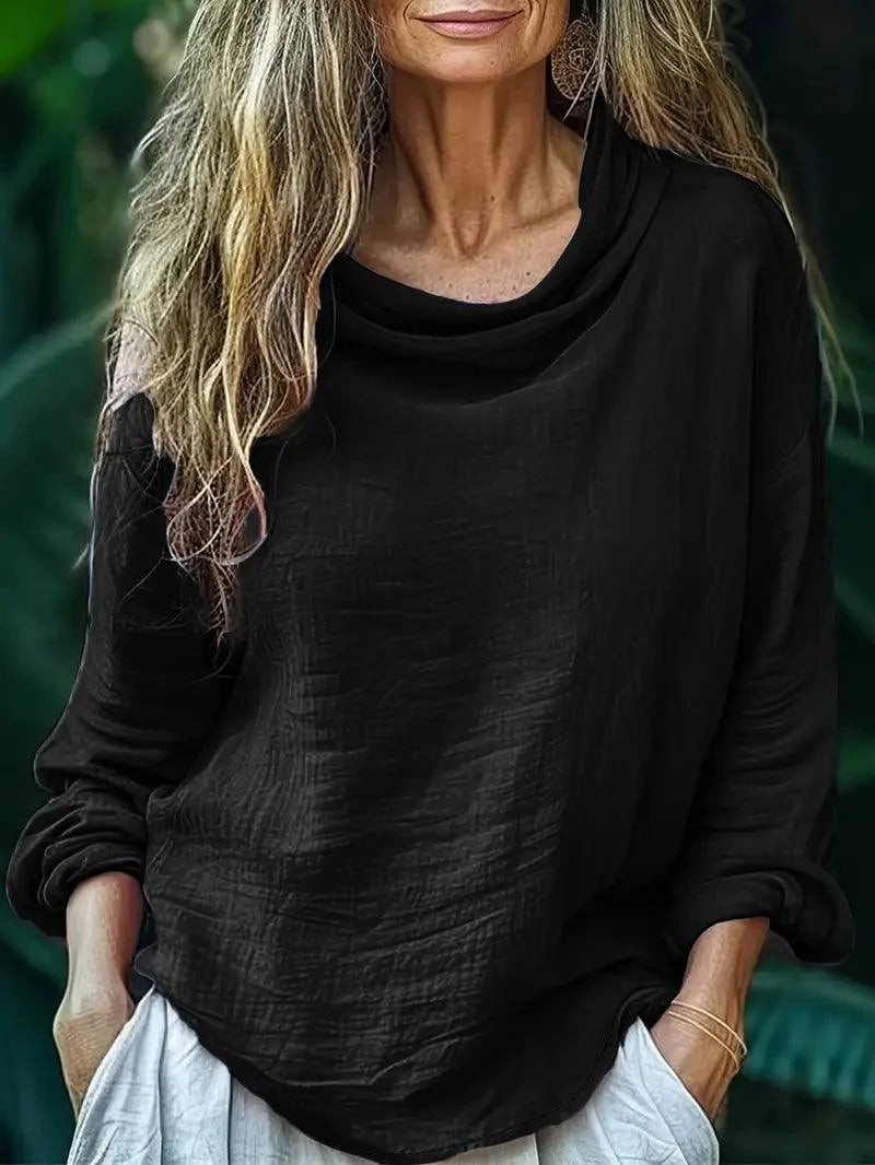 Hellen - Elegant Long-Sleeve Blouse