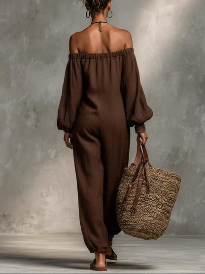 Fenna™ | Strapless Jumpsuit with Sleeves