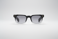 Black with White Lenses
