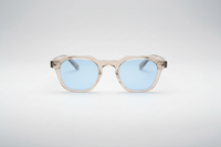 Transparent with Blue Lenses