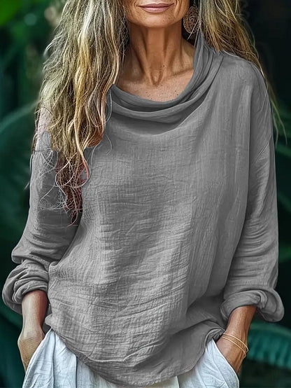 Hellen - Elegant Long-Sleeve Blouse