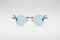 Transparent with Blue Lenses