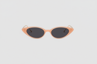 Beige with Black Lenses