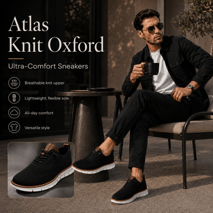 Atlas Knit Oxford — Ultra-Comfort Sneakers