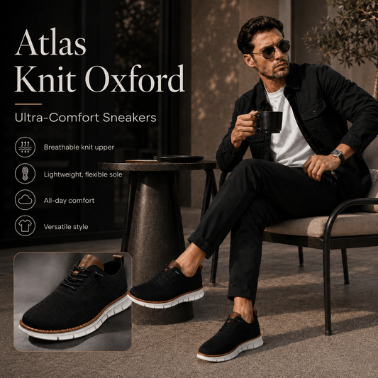 Atlas Knit Oxford — Ultra-Comfort Sneakers