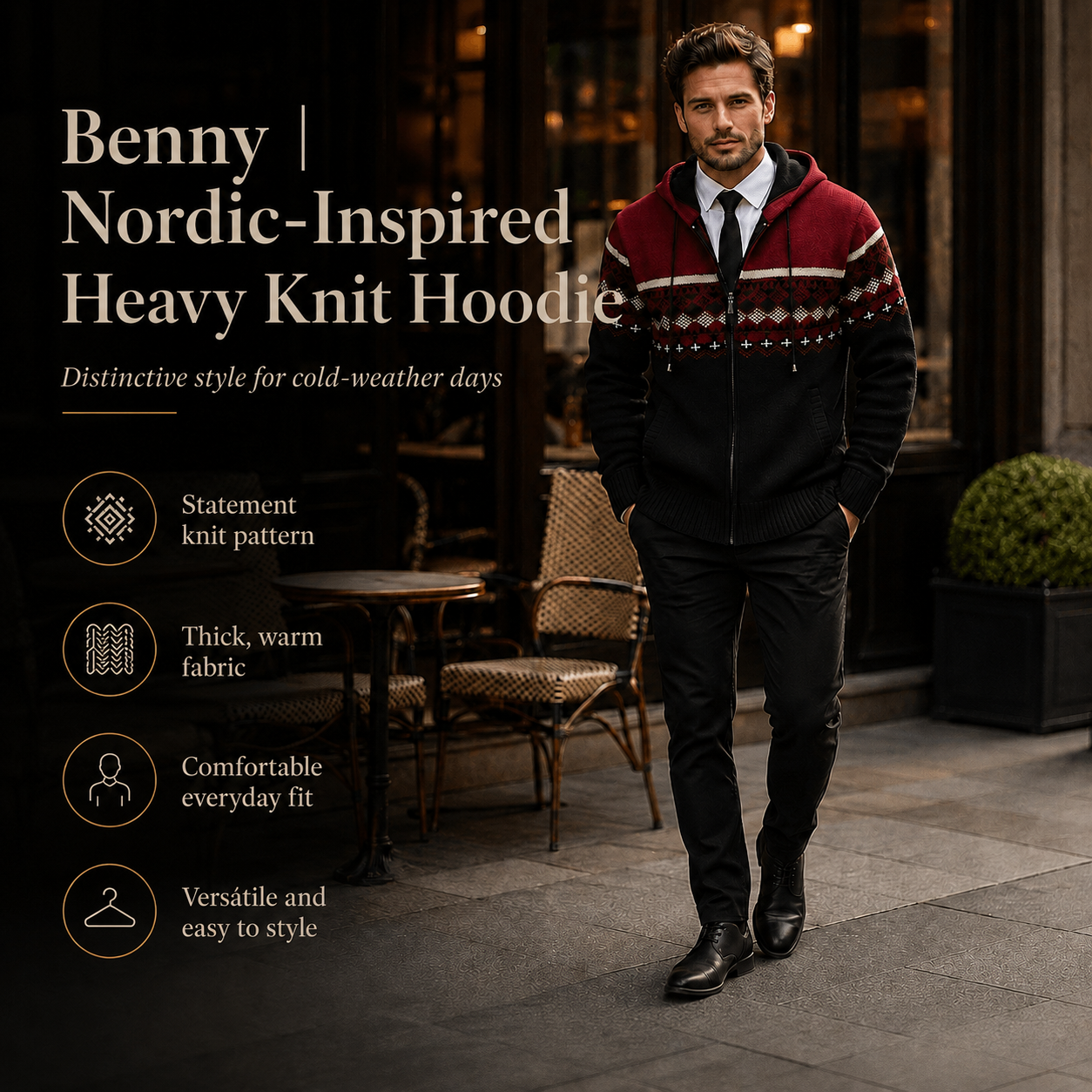 Benny | Thickened Ethnic Vest