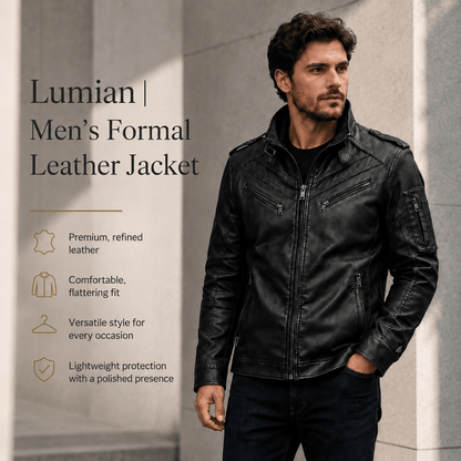 Lumian | Formal Leather Jacket for Men