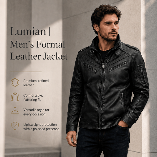 Lumian | Formal Leather Jacket for Men