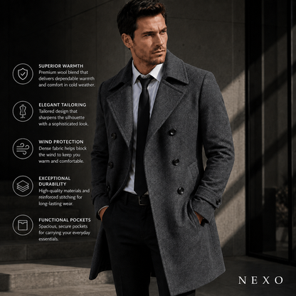Monda | Double-Breasted Wool Coat