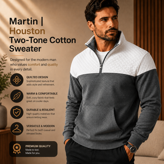 Martin | Houston Two-Tone Cotton Sweater