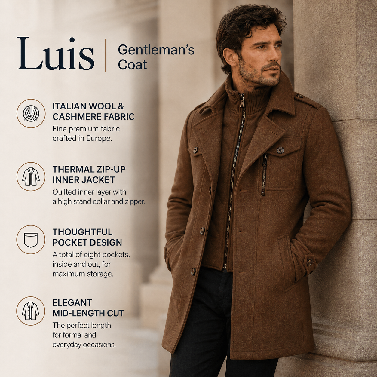 Luis | Gentleman Coat
