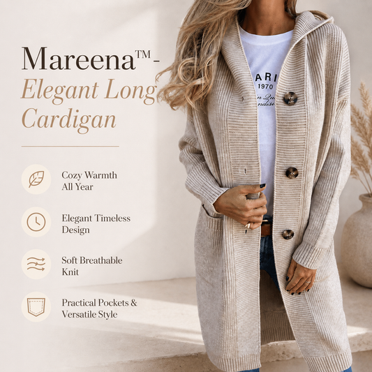 Mareena - Elegant Long Cardigan