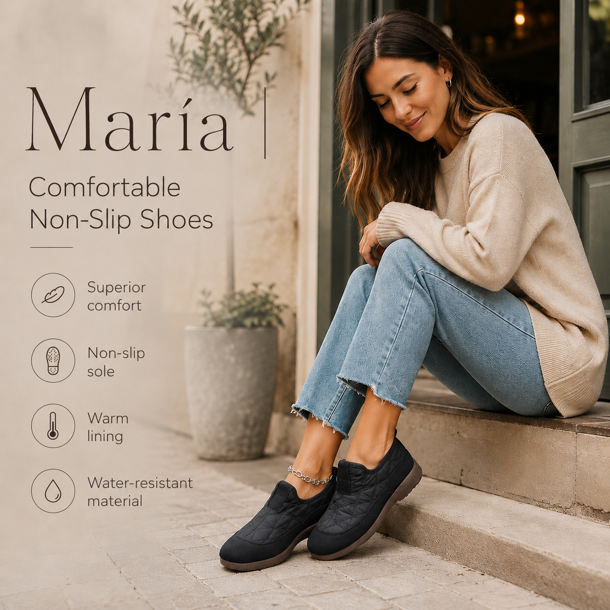 María | Comfortable Non-Slip Shoes