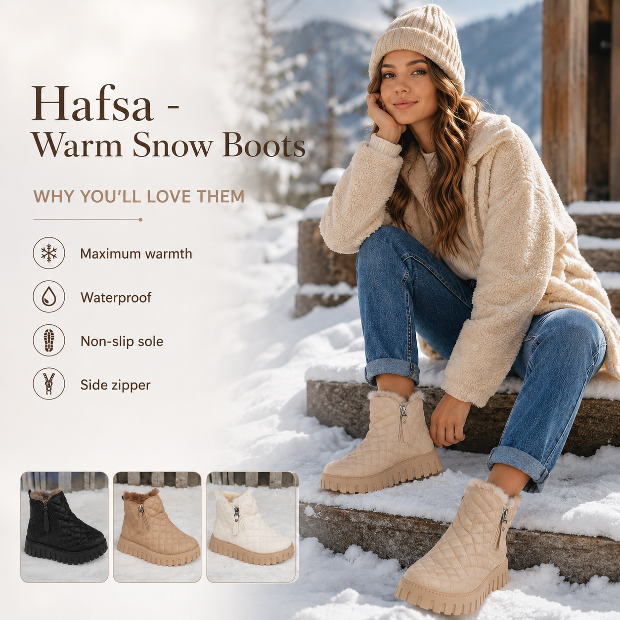 Hafsa - Warm Snow Boot