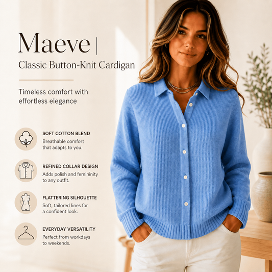 Maeve | Classic Buttoned Knit Cardigan