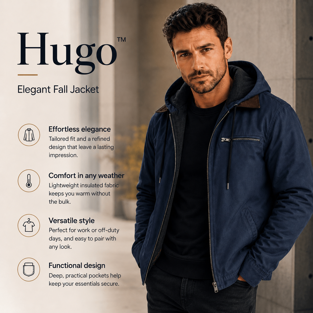 Hugo | Elegant Autumn Jacket