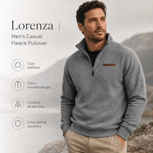 Lorenza - Casual Fleece Sweatshirt for Men
