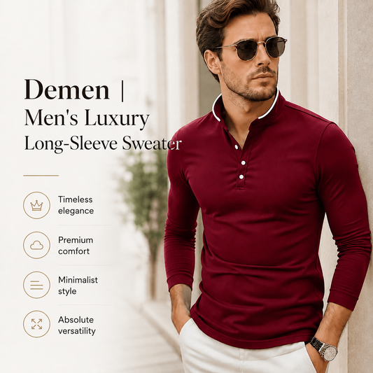 Demen | Luxury Long-Sleeve Sweater for Men