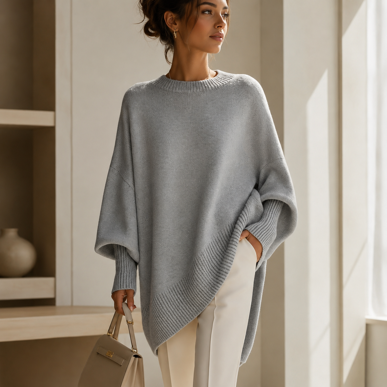 Livia™ | Sweater Poncho Oversize Elegant