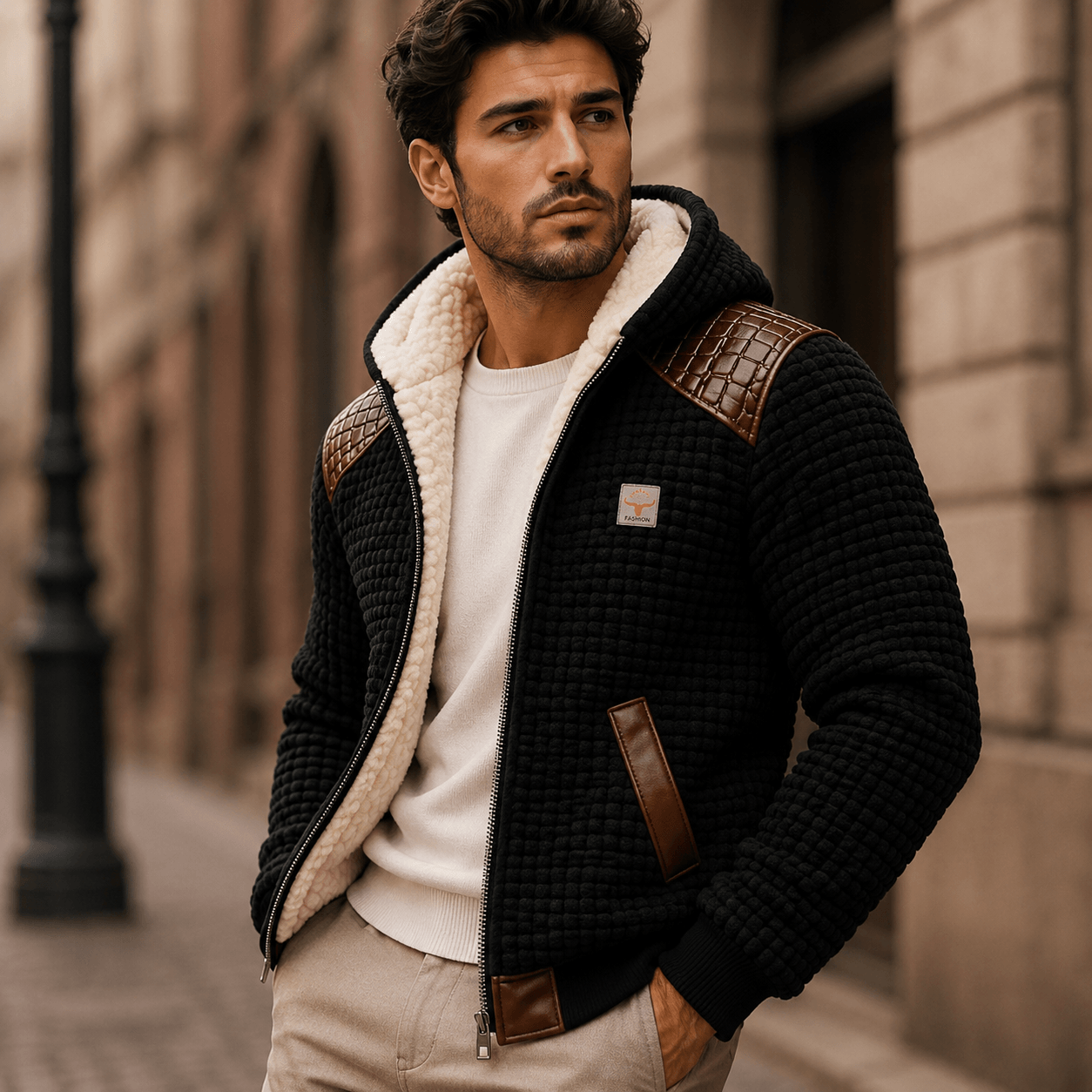 Thomas – Lined Hooded Zip Jacket
