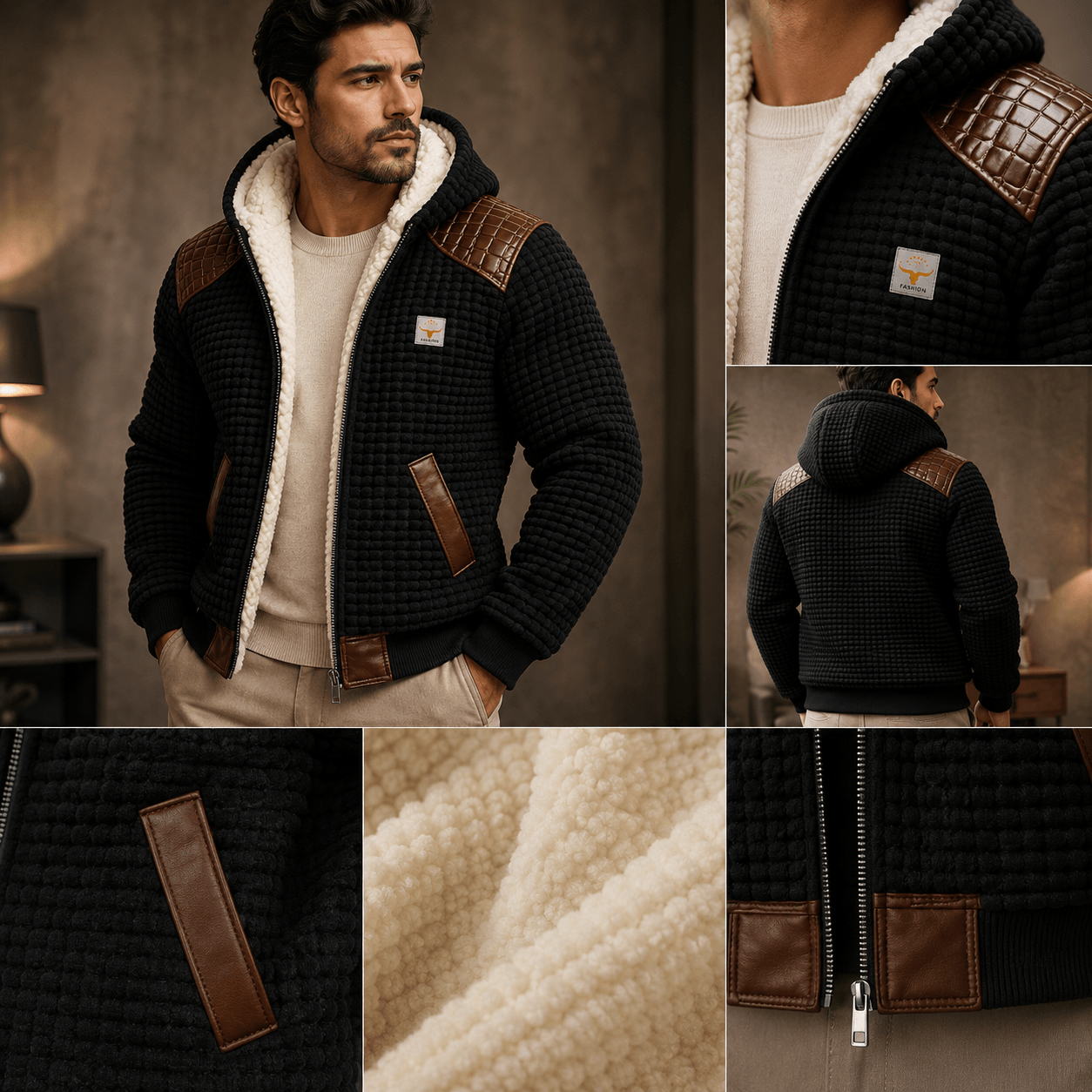 Thomas – Lined Hooded Zip Jacket