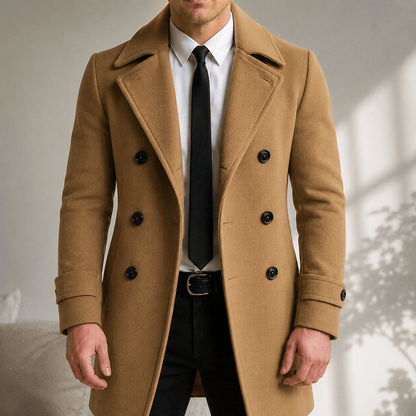 Monda | Double-Breasted Wool Coat