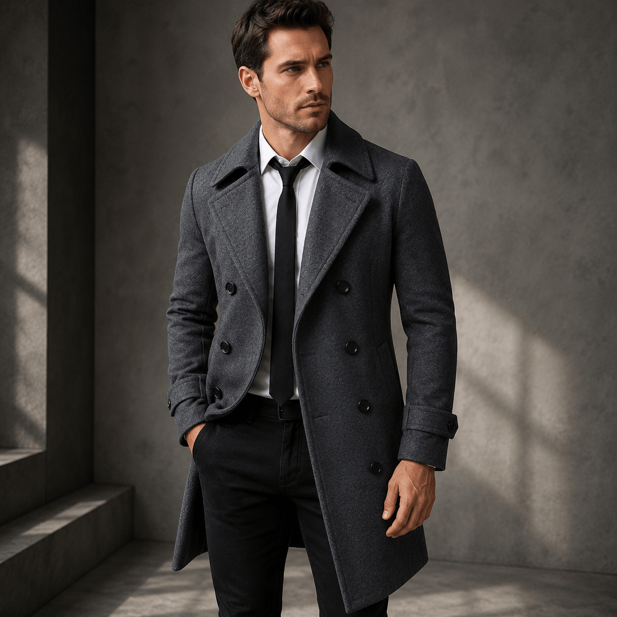 Monda | Double-Breasted Wool Coat