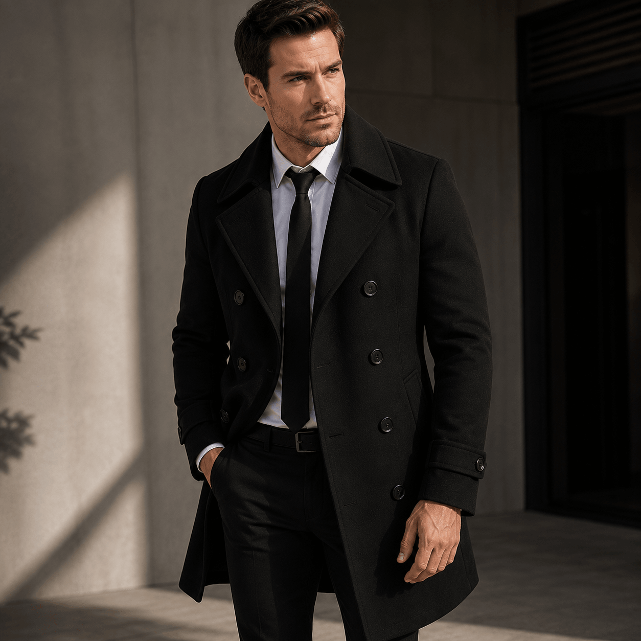 Monda | Double-Breasted Wool Coat