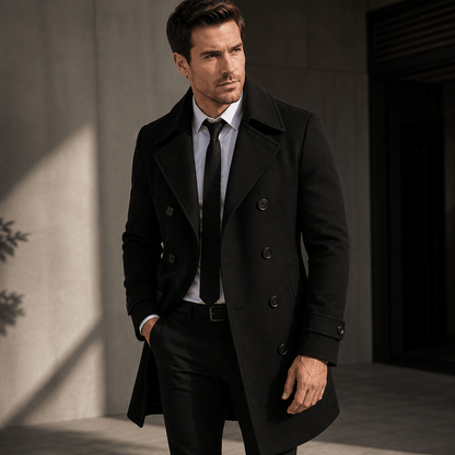 Monda | Double-Breasted Wool Coat
