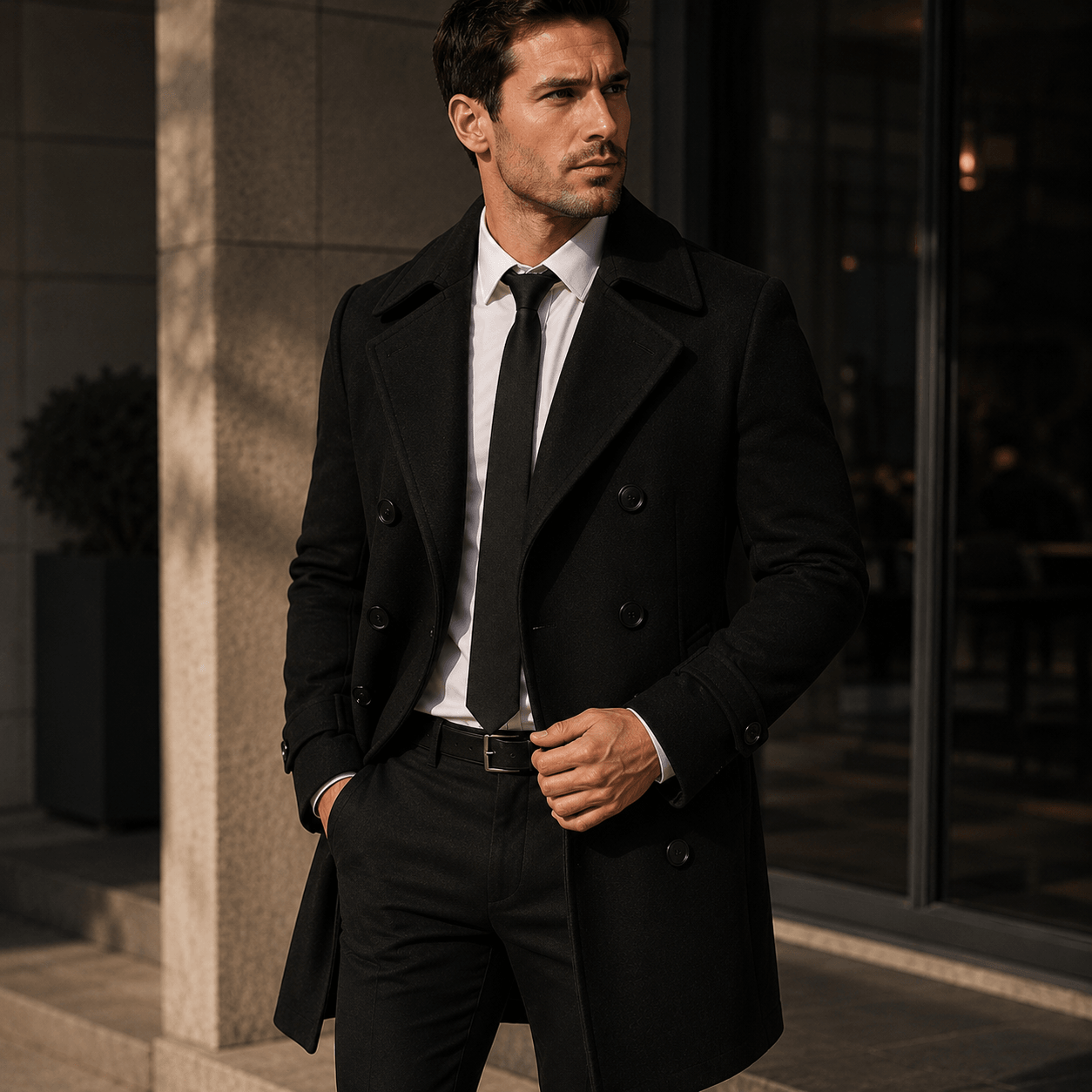 Monda | Double-Breasted Wool Coat