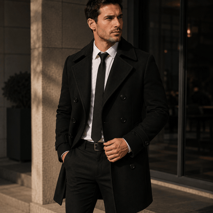 Monda | Double-Breasted Wool Coat