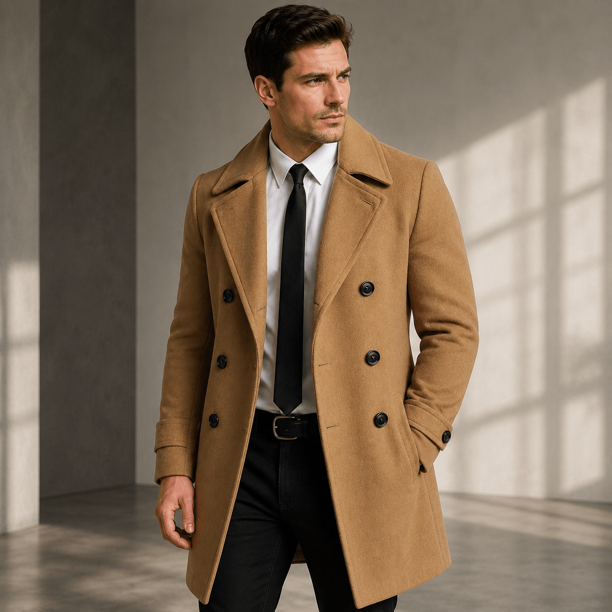 Monda | Double-Breasted Wool Coat
