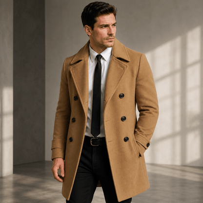 Monda | Double-Breasted Wool Coat