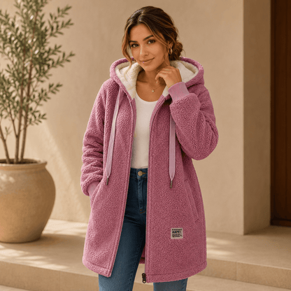 Warm Teddy Fleece Jacket for Women