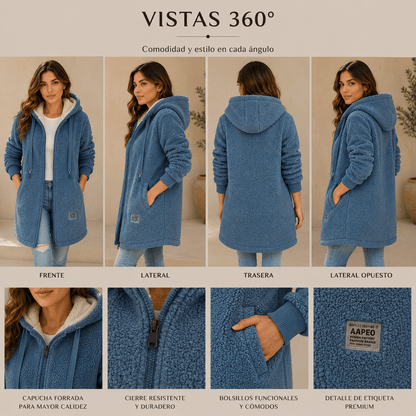 Warm Teddy Fleece Jacket for Women