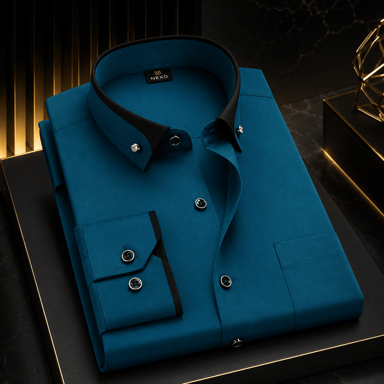 Albert: Classic Long-Sleeve Cotton Shirt