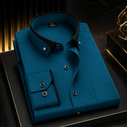 Albert: Classic Long-Sleeve Cotton Shirt