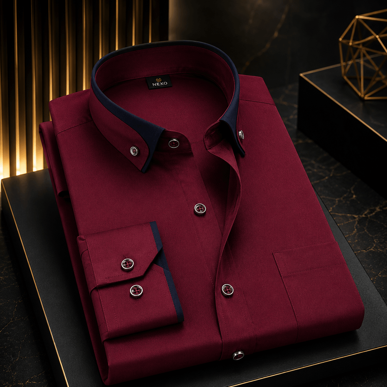 Albert: Classic Long-Sleeve Cotton Shirt