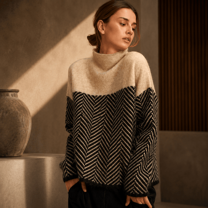 Elodie | Cotton Turtleneck Sweater