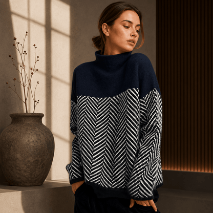 Elodie | Cotton Turtleneck Sweater