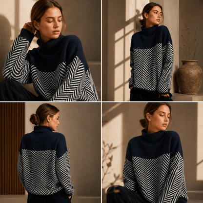 Elodie | Cotton Turtleneck Sweater