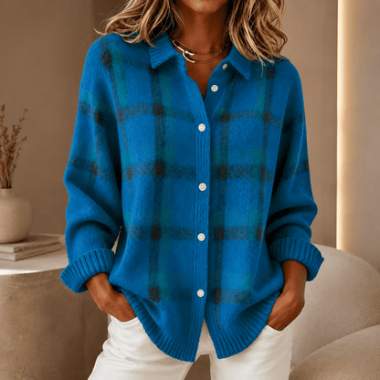 Tesa | Checked Knit Vest
