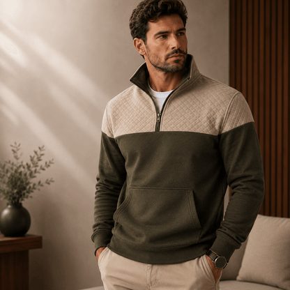 Martin | Houston Two-Tone Cotton Sweater