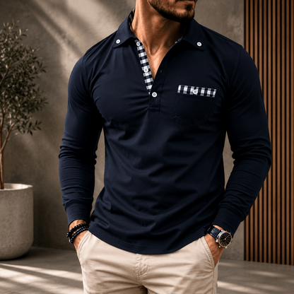 Lotas | Elegant Checked Polo for Men