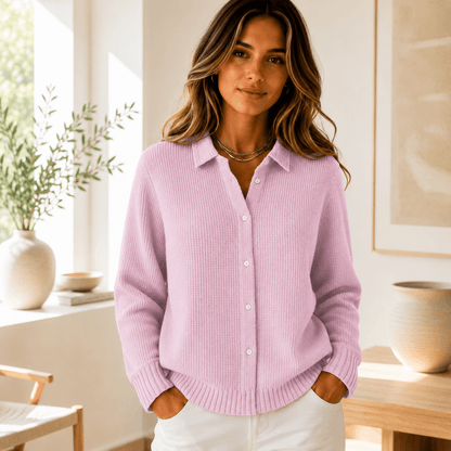 Maeve | Classic Buttoned Knit Cardigan