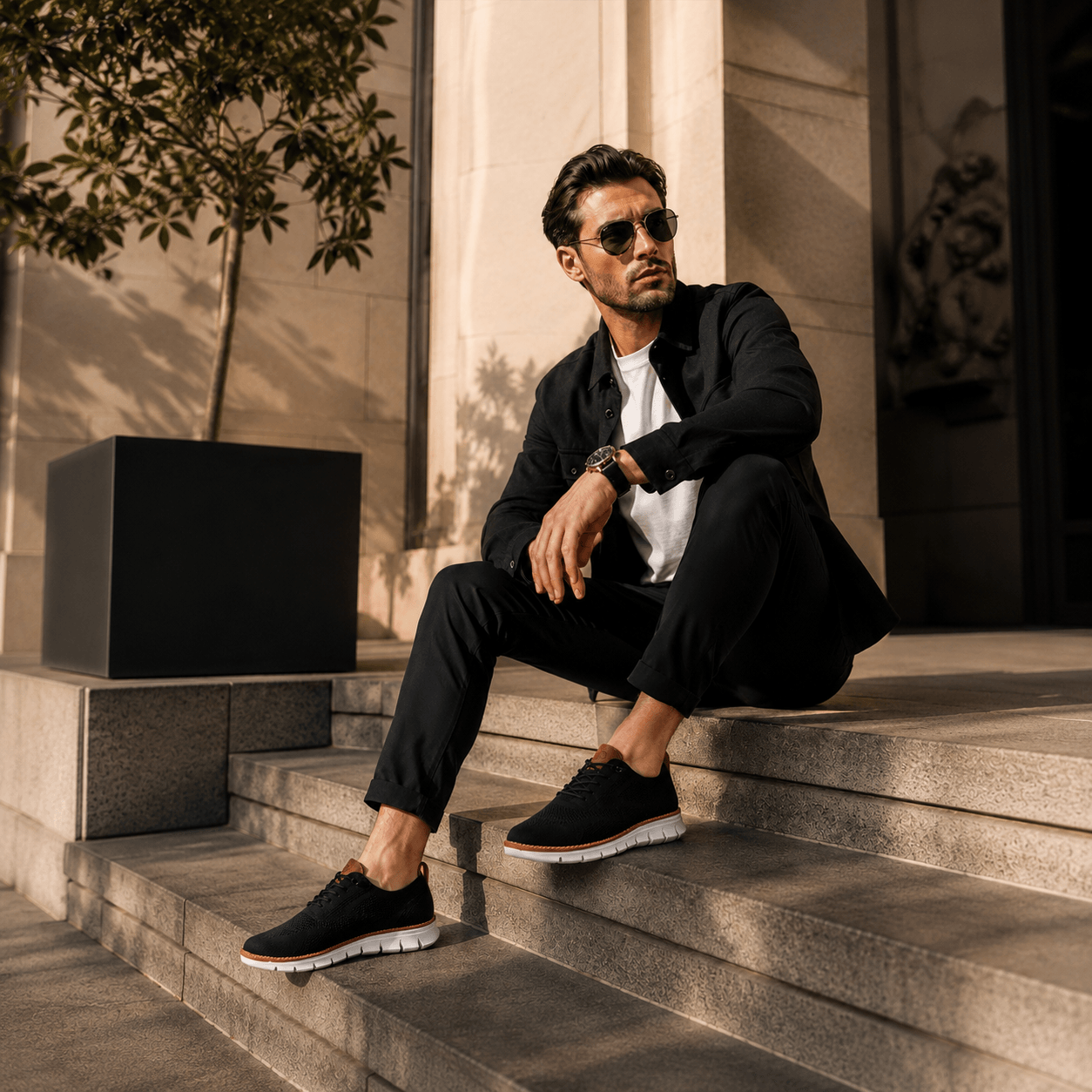 Atlas Knit Oxford — Ultra-Comfort Sneakers